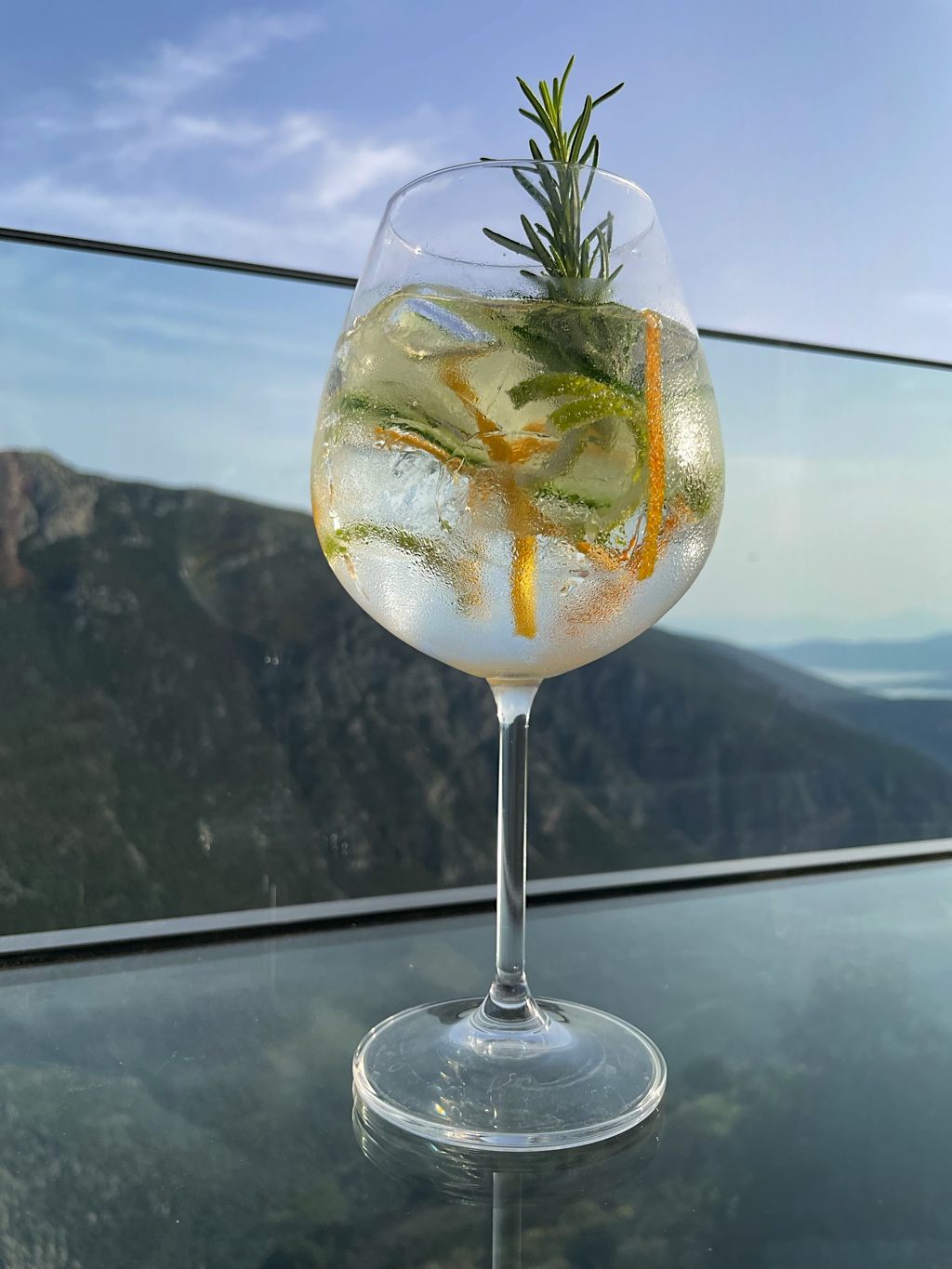 Bars and restaurants must jockey to get primo real estate on the edge of the gorge, and you can see why.