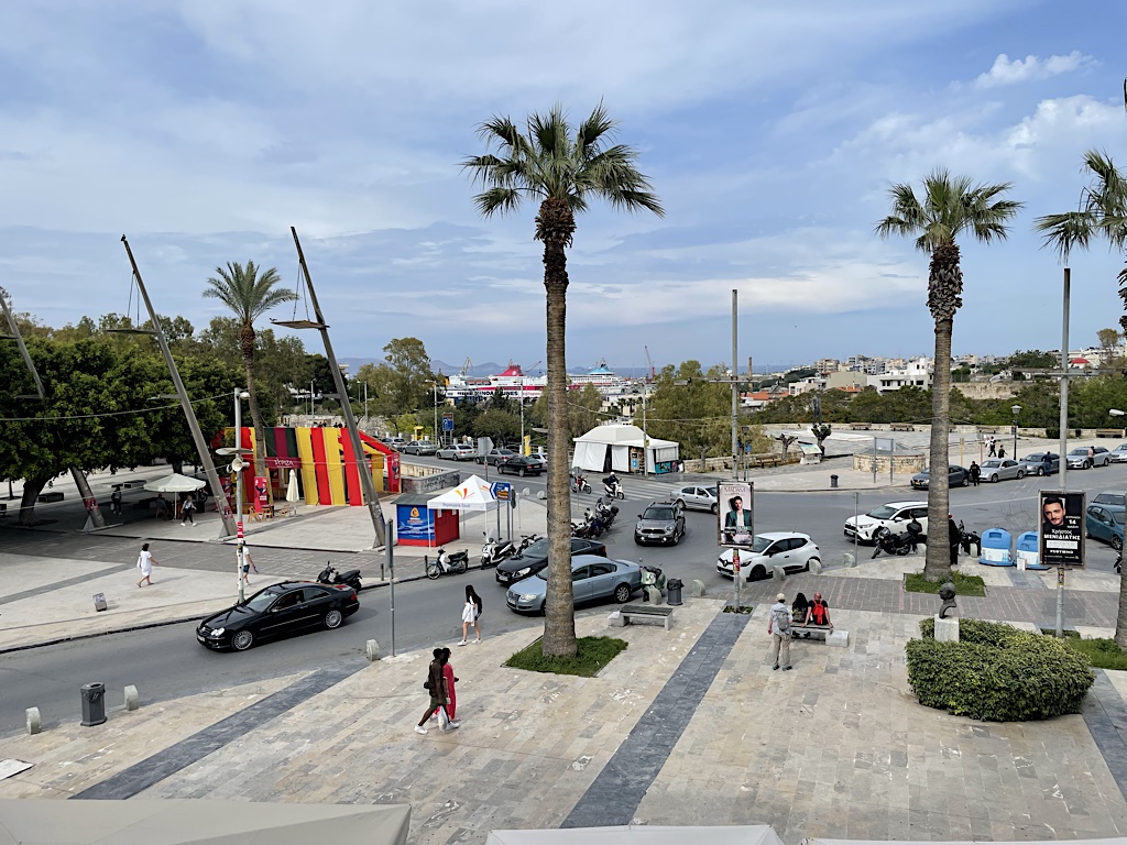 We started the day in Heraklion.