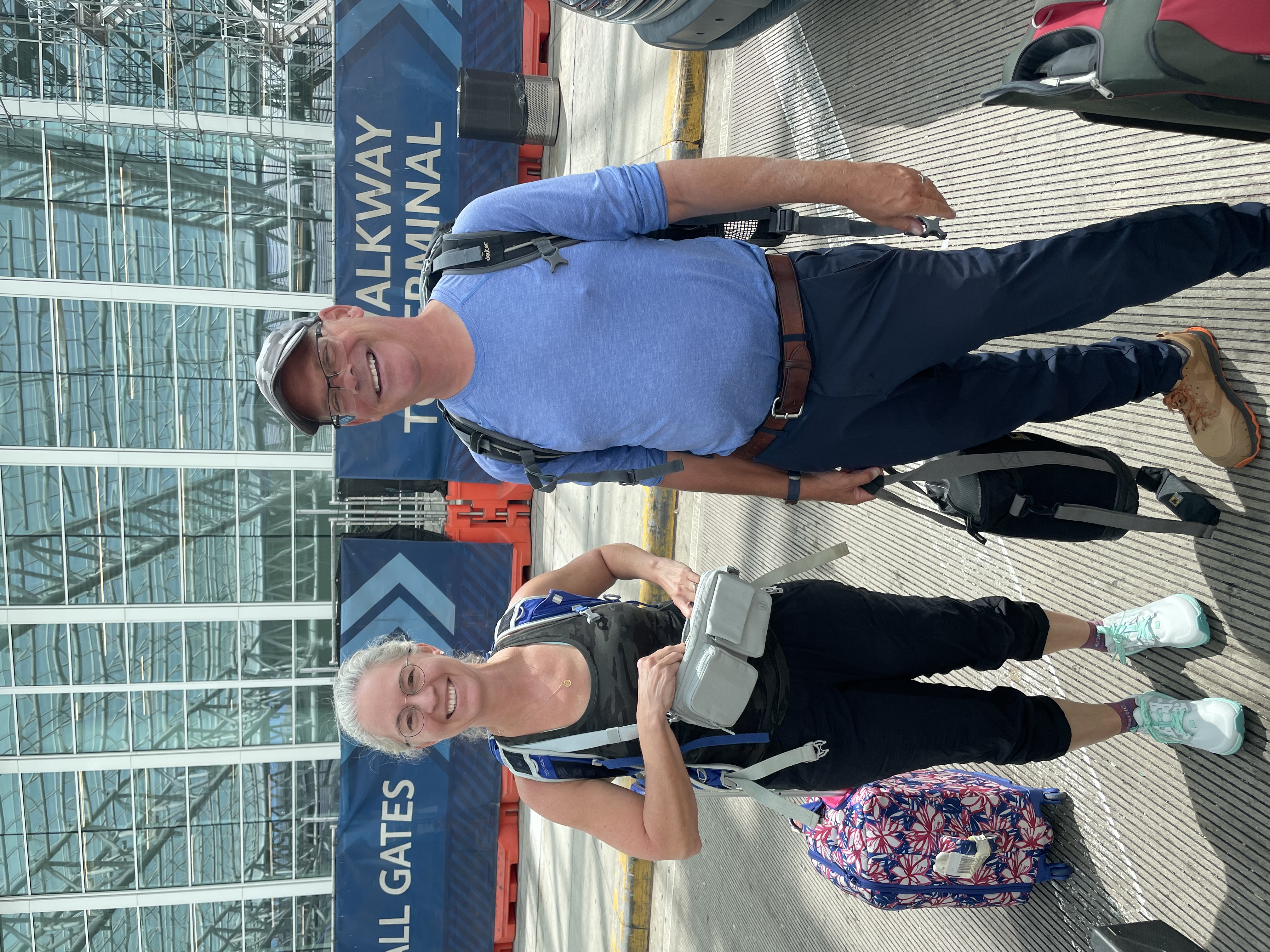 Our friend Pat kindly drove us to Charlotte.