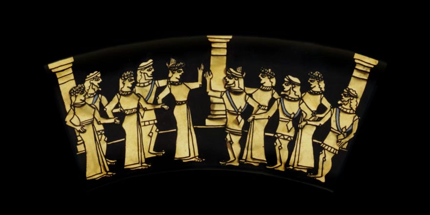 Dancing, on the Shield of Achilles