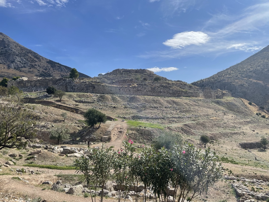 The mighty citadel of Mycenae