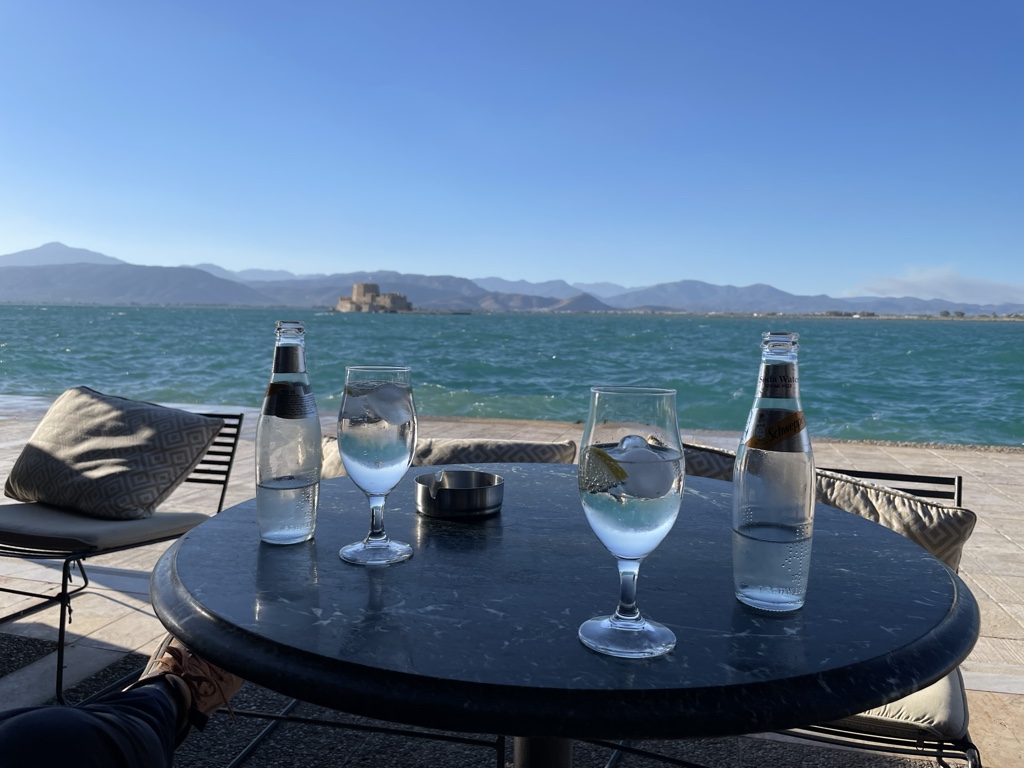 It’s lovely just to sit at a café on the waterfront.