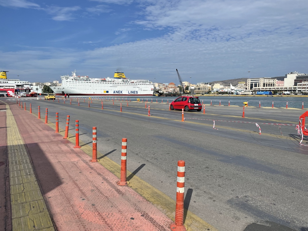 We dragged our suitcases a long way!