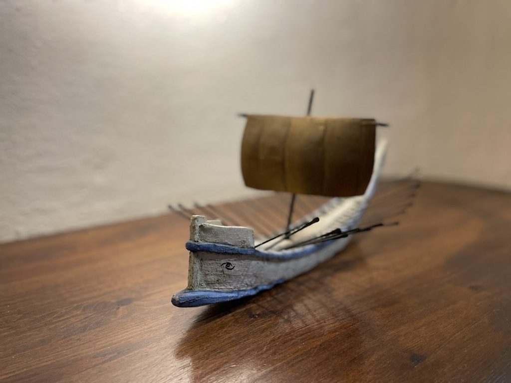 Triremes were part of the Battle of Artemisium, but they didn’t have much to do with the last stand of the 300 Spartans.