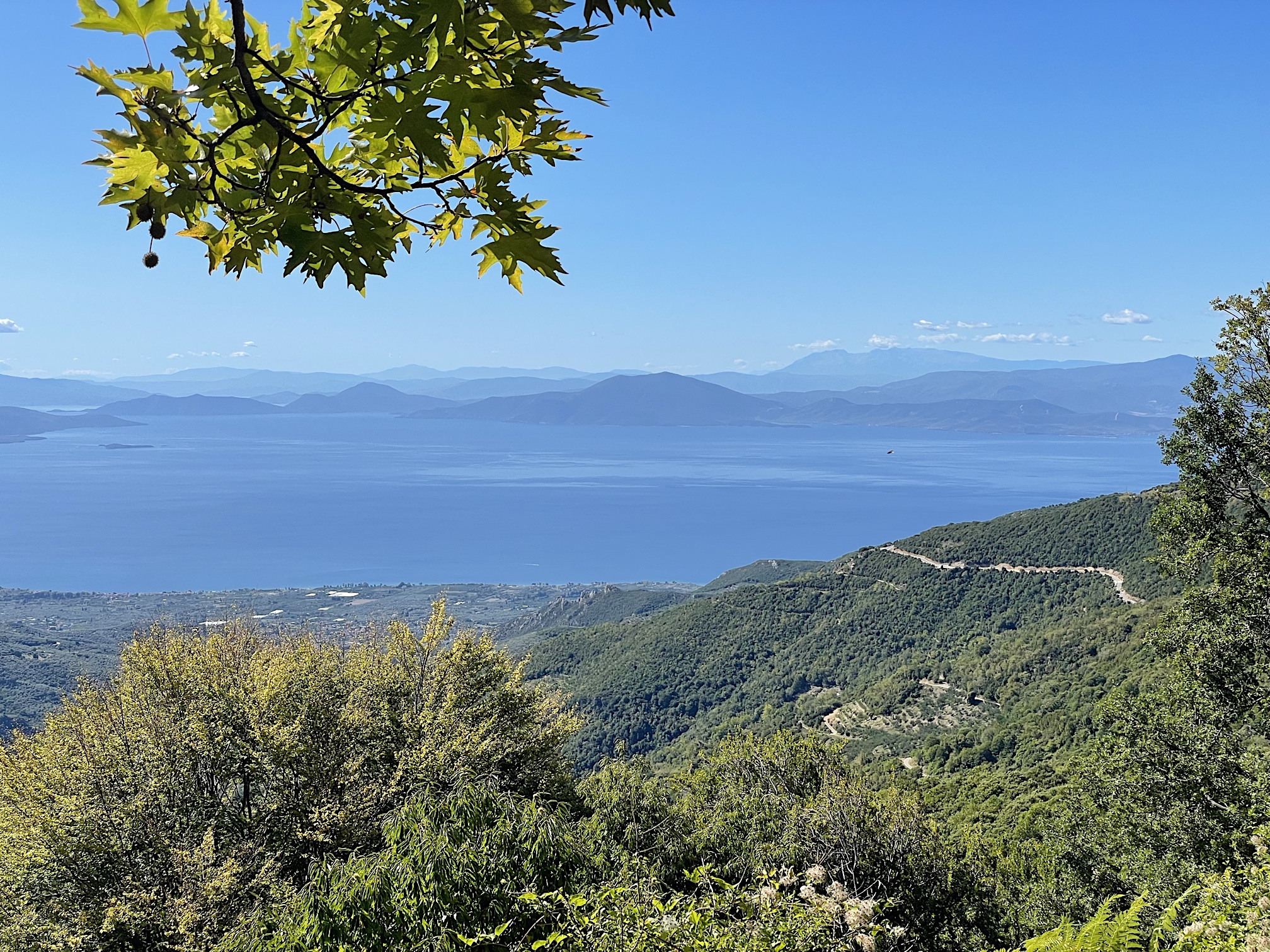 View from Pelion across Pagasitic Gulf to Phthia