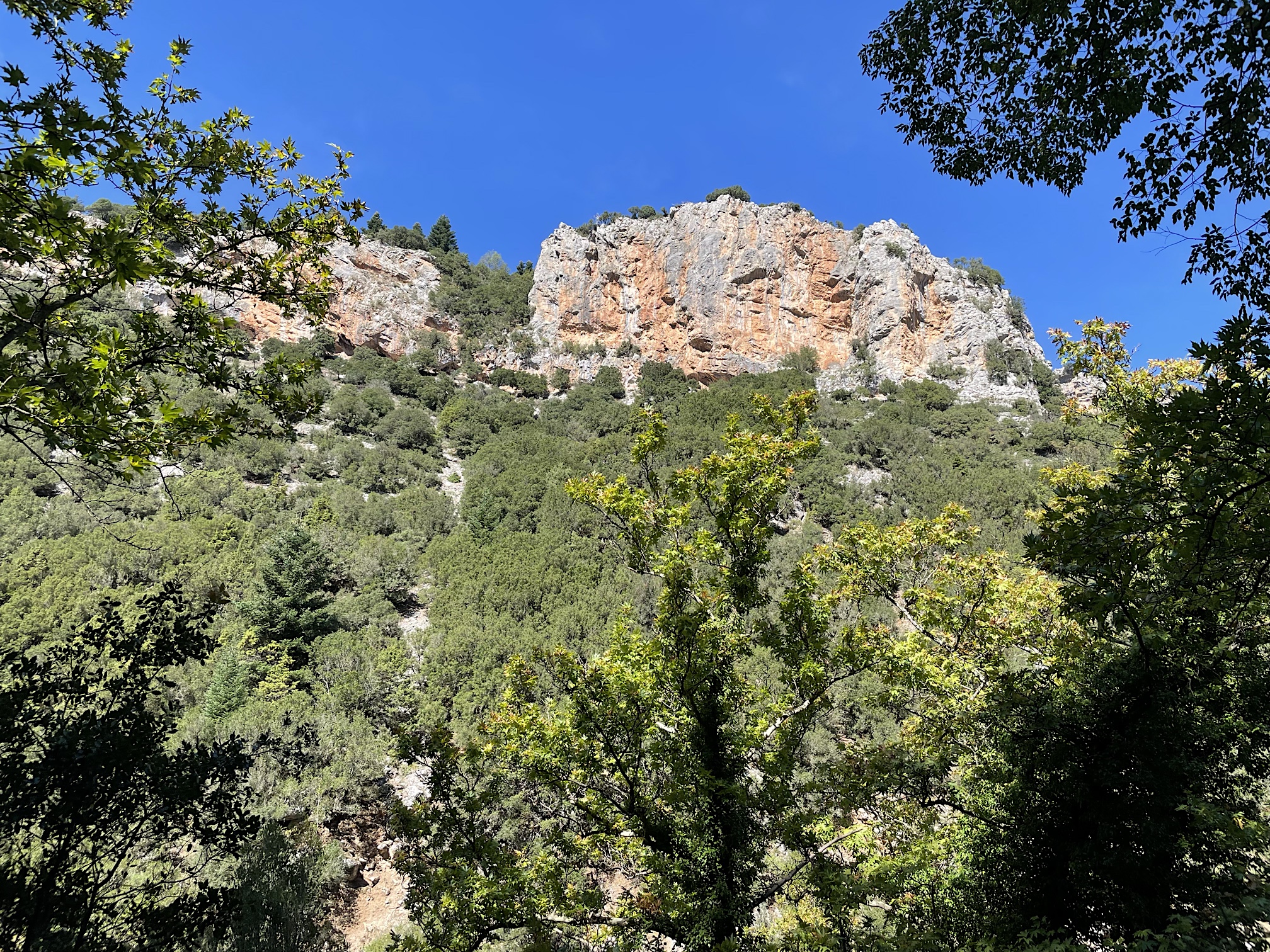 Big mountains turning into smaller ones