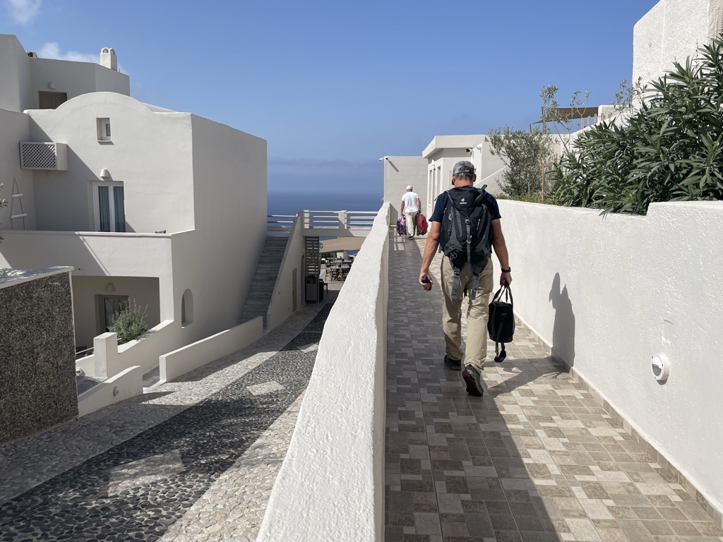 Entrance to Grand View Hotel