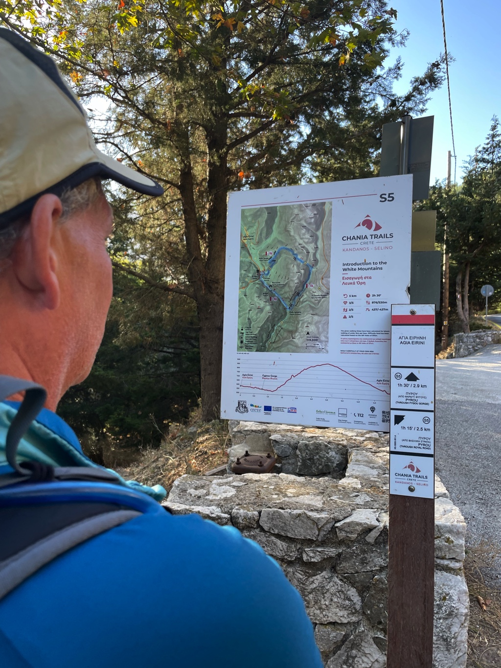 The start of the trail through Agia Irini Gorge