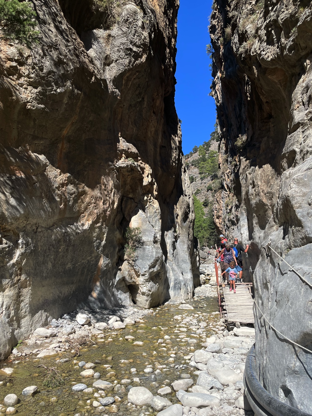 And looking back from the south.