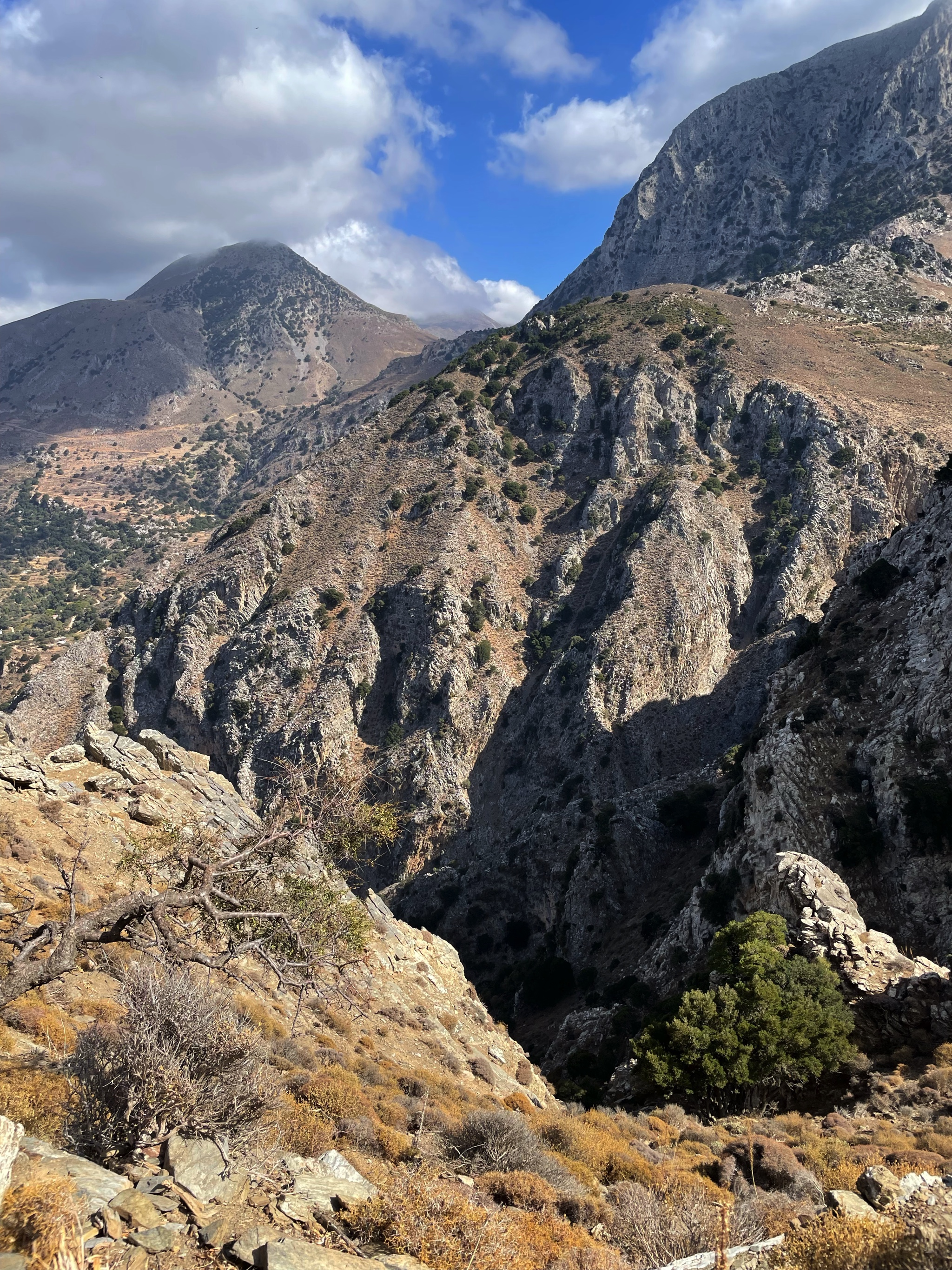 There was a gorge off to one side.