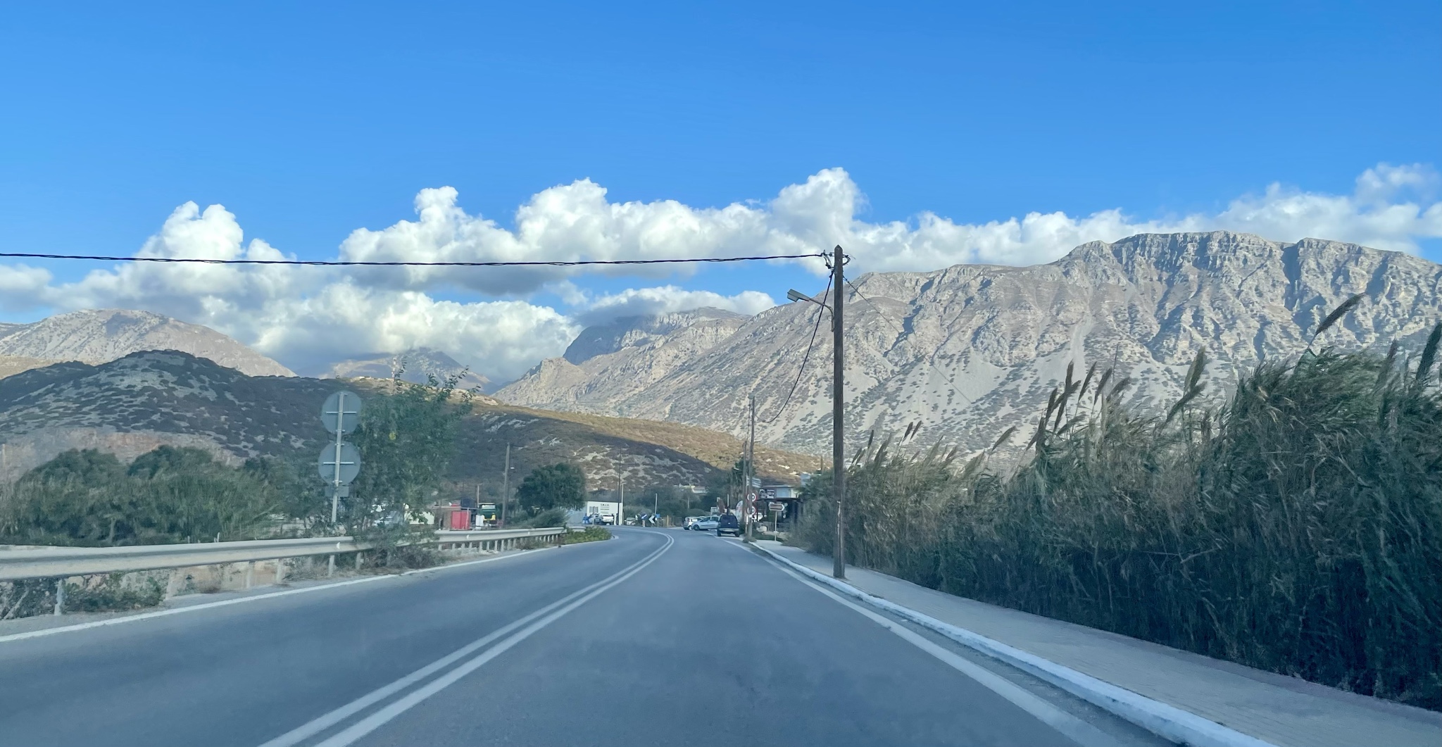 The road into Kavousi