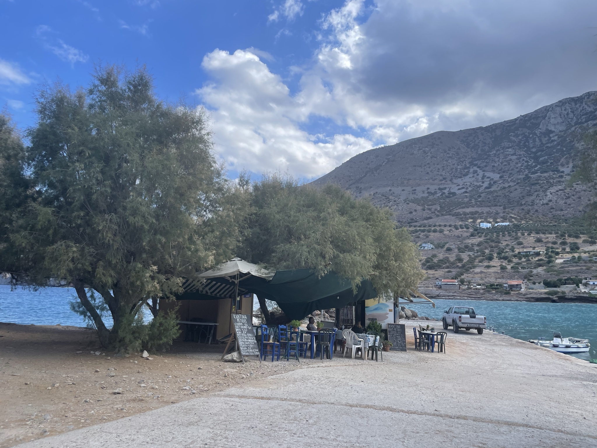 Now there’s a little taverna there.