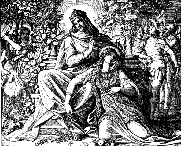 Solomon with a personification of Agia Eirini, “Lady Wisdom”