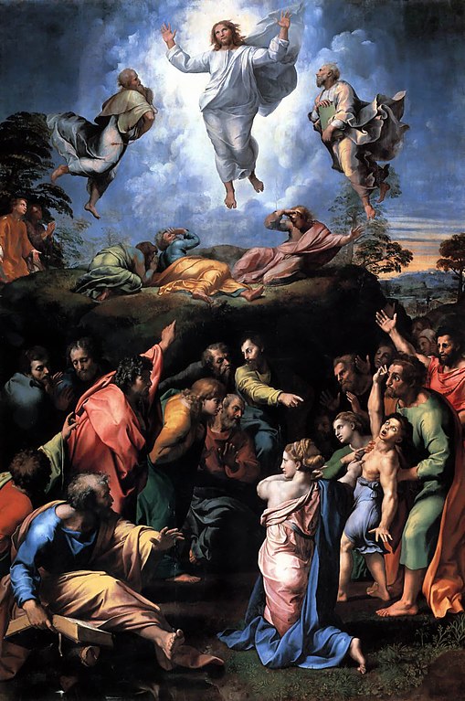 Raphael painted the Transfiguration