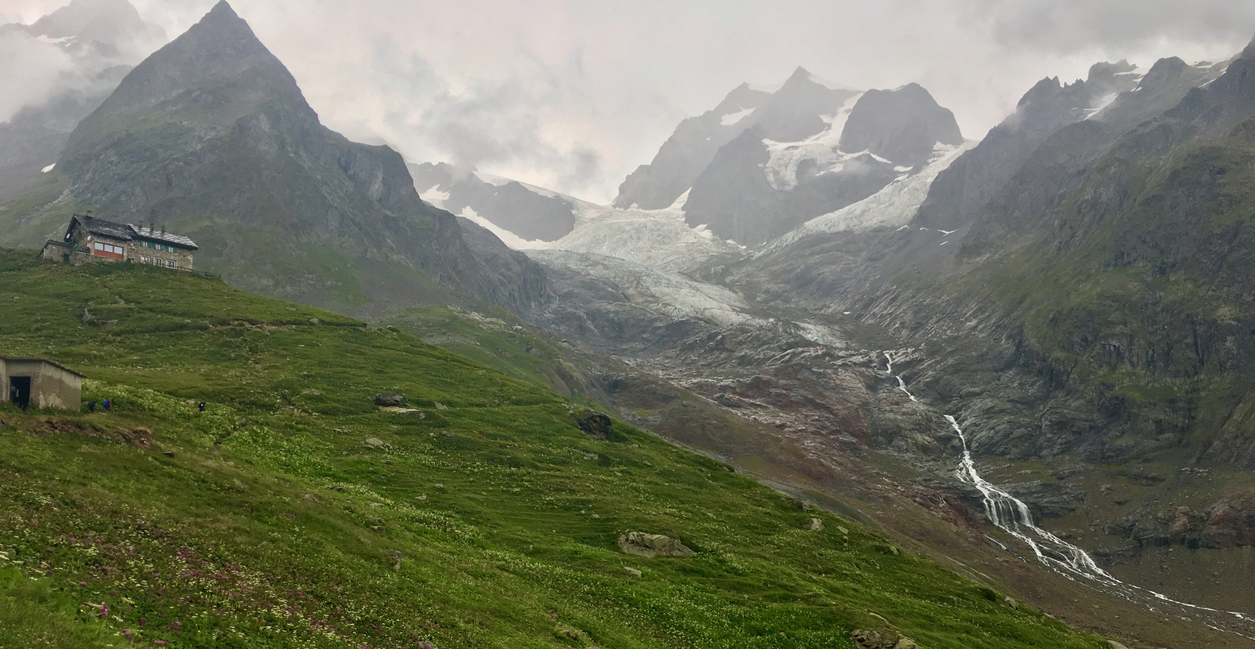 A thunderstorm kicked up as we walked out of the refuge.