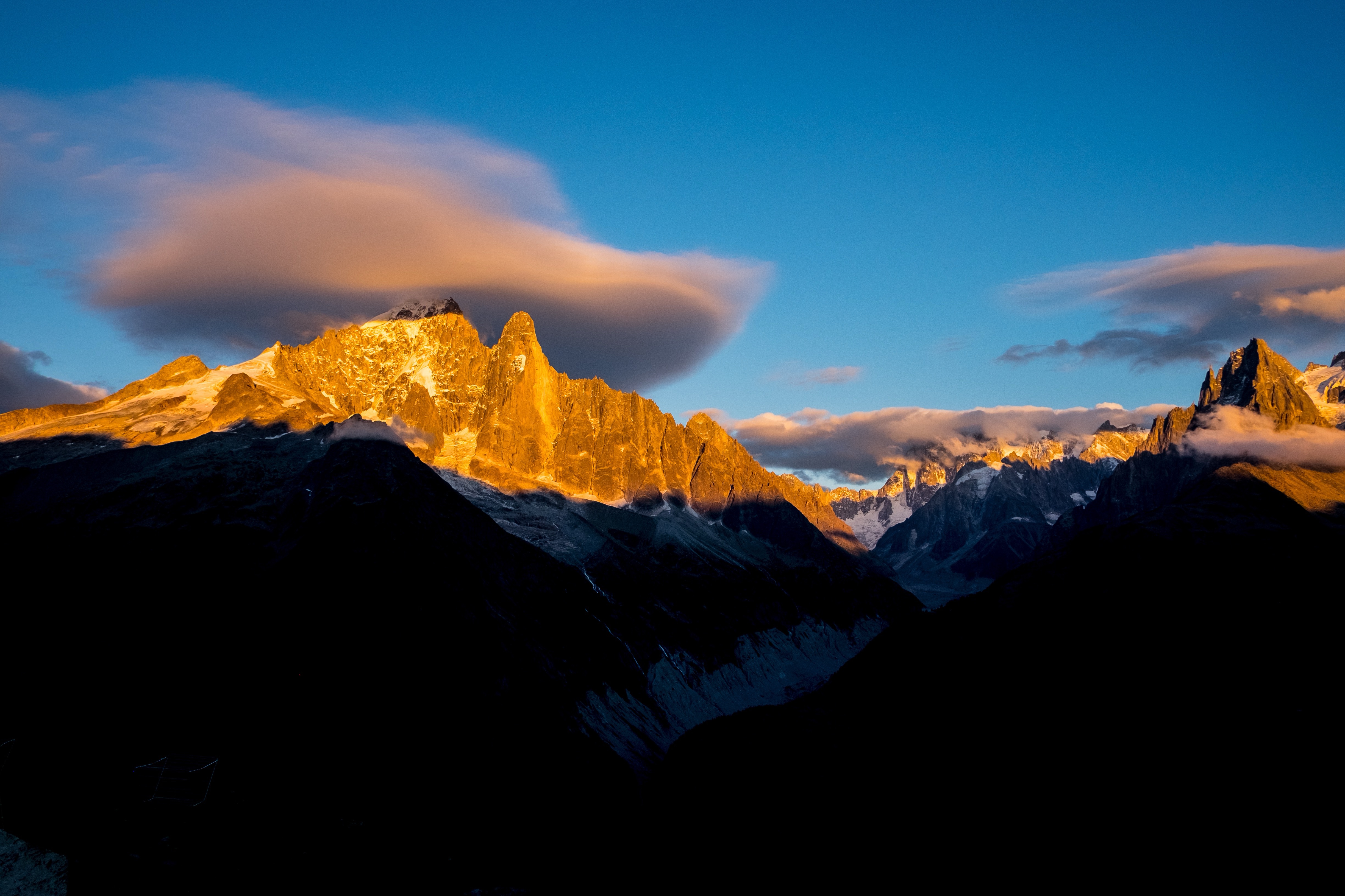 Sunset from La Flégére