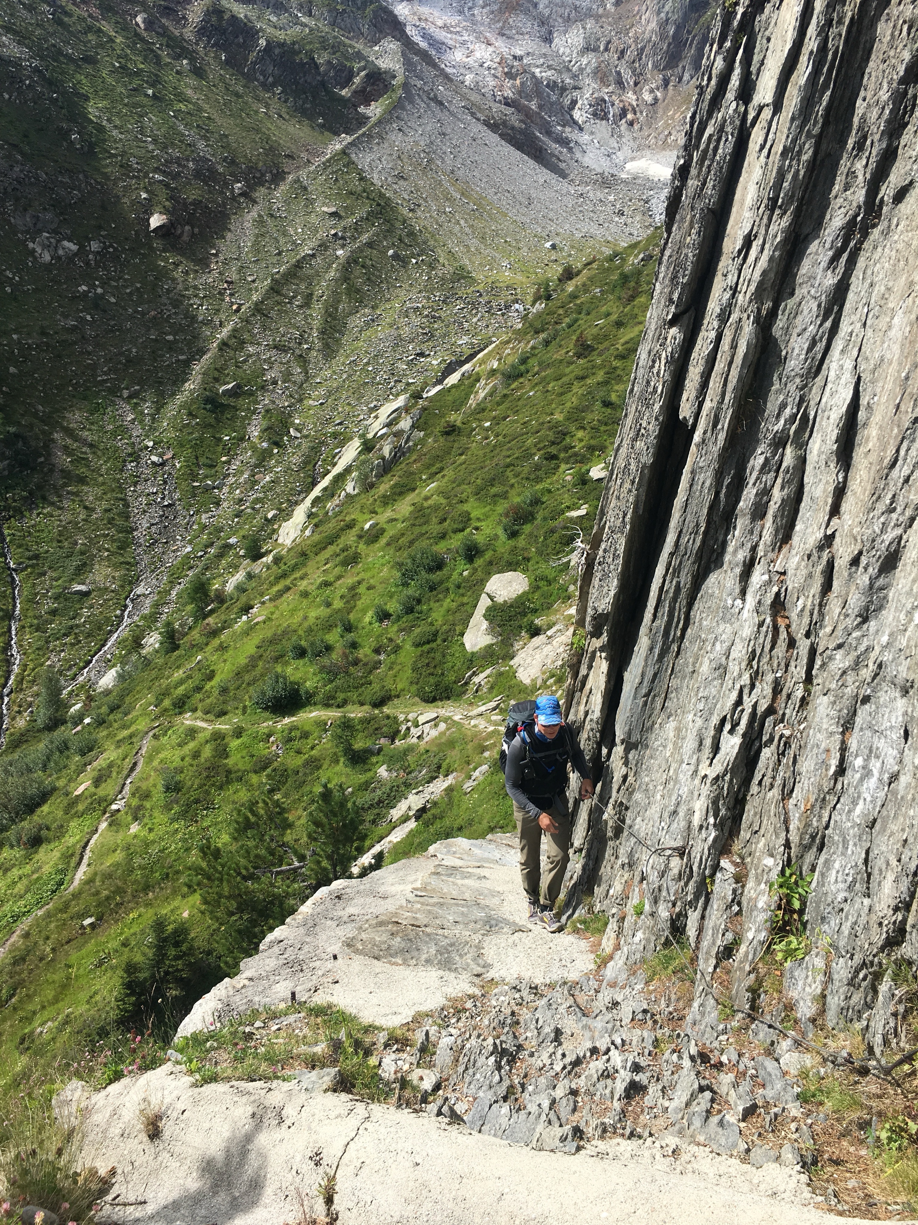 This route presented more steep climbing and exposure than I’d anticipated!