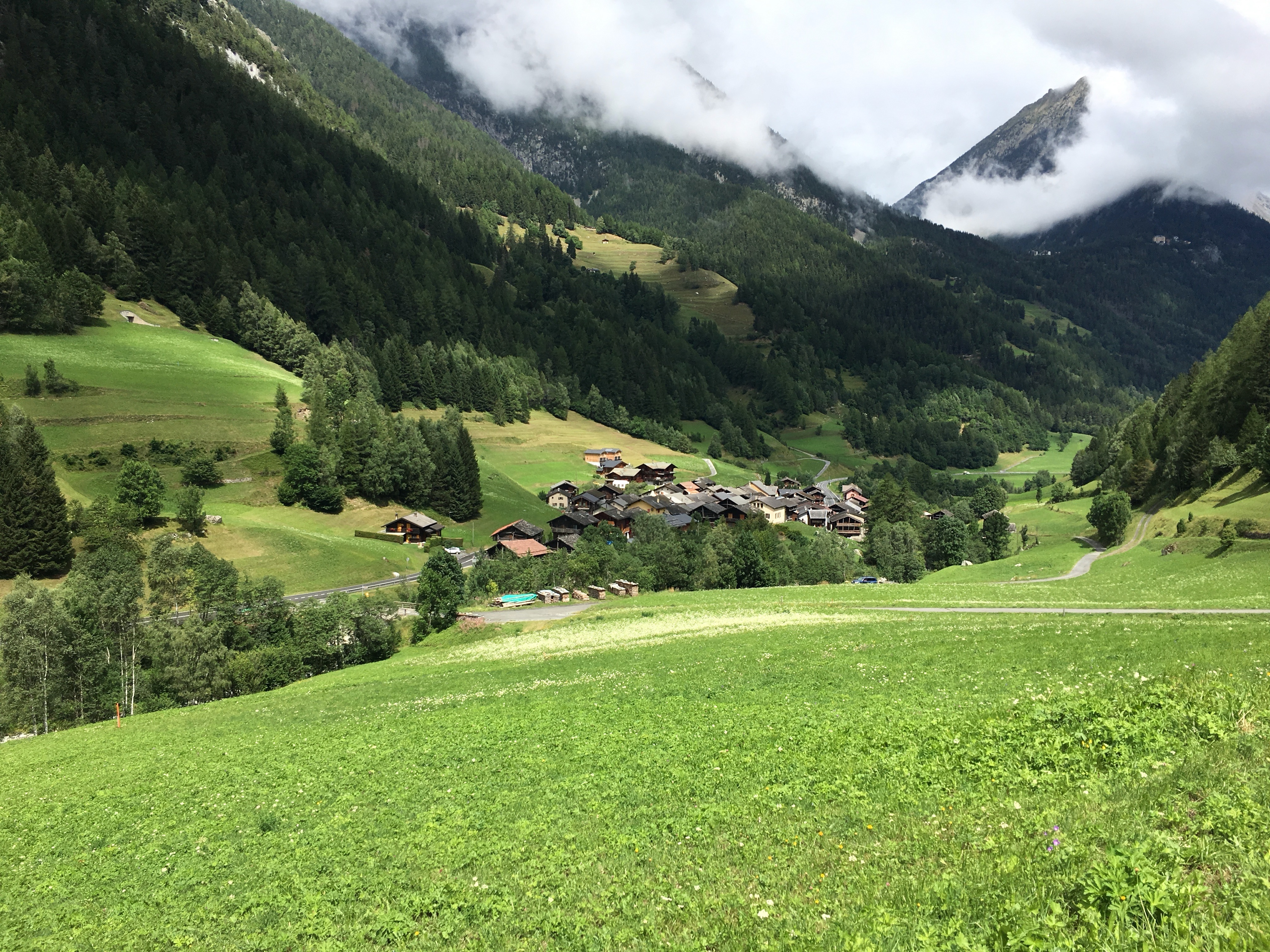 Today was a valley walk through Valais.