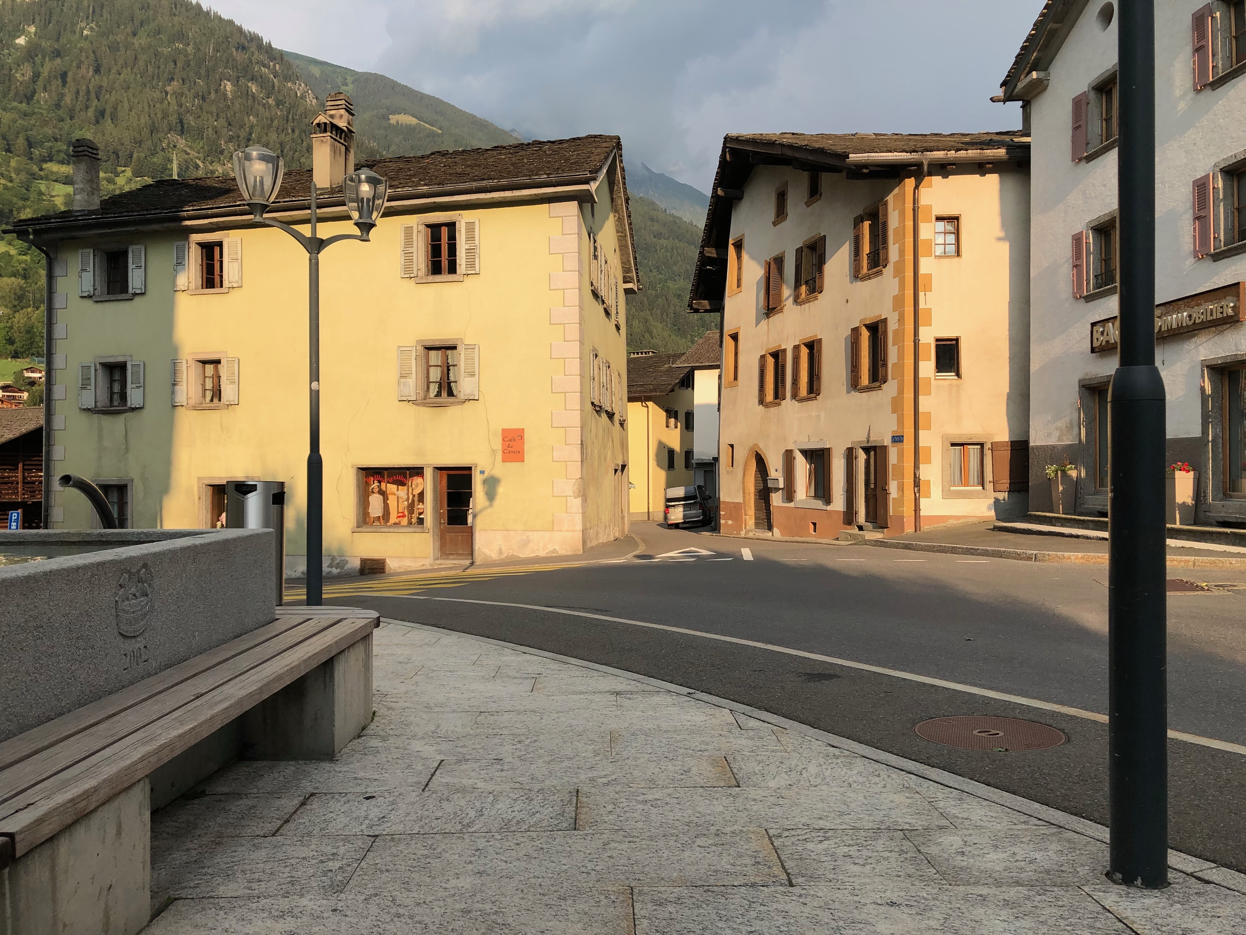 Le Châble felt desolate that evening.