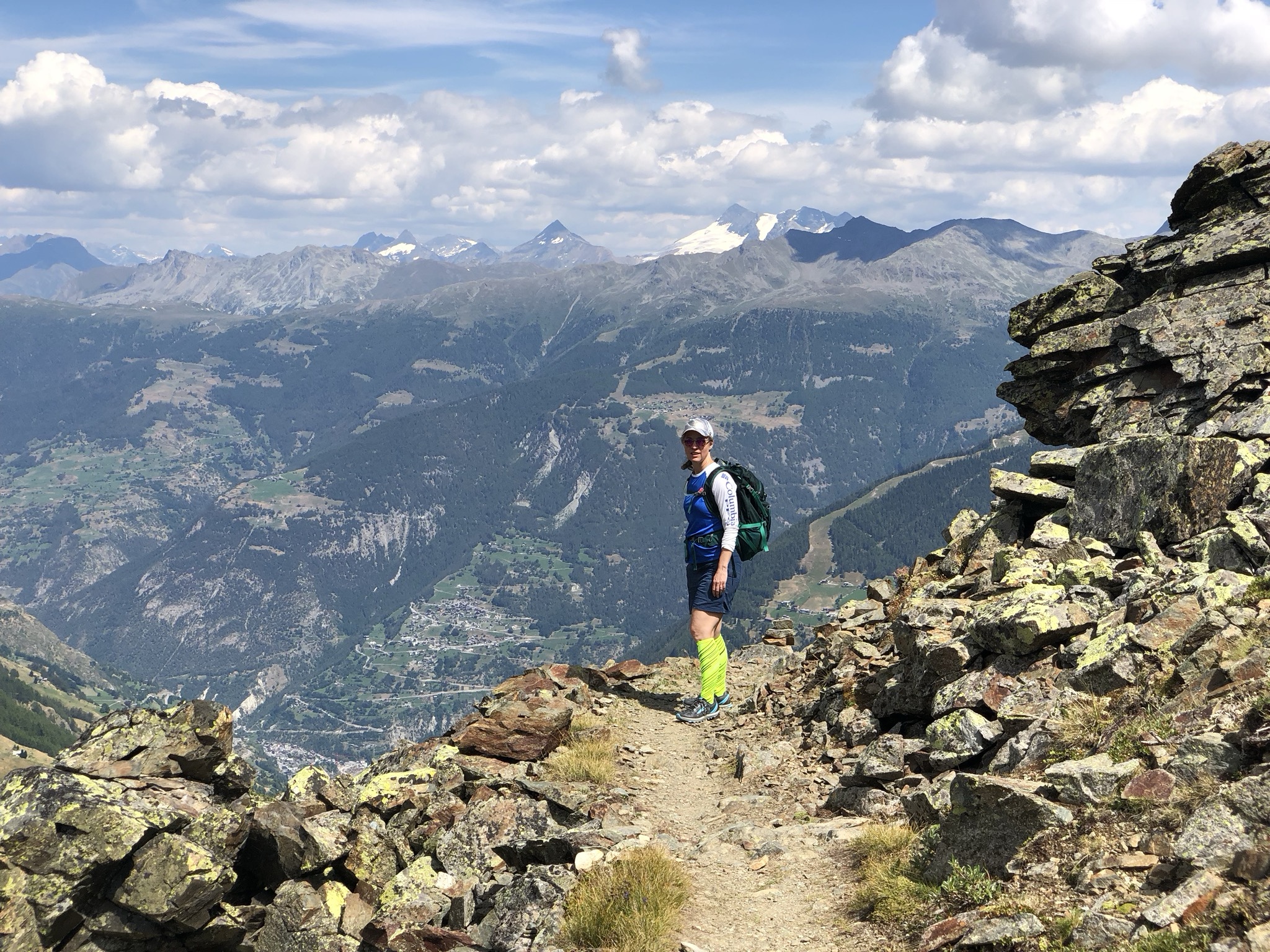 I look a bit sick here. This section was scary.