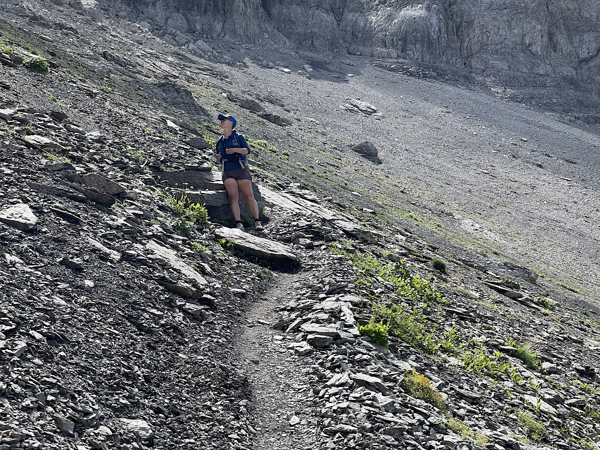 Scree fields are not only difficult to walk down, they’re ugly too!