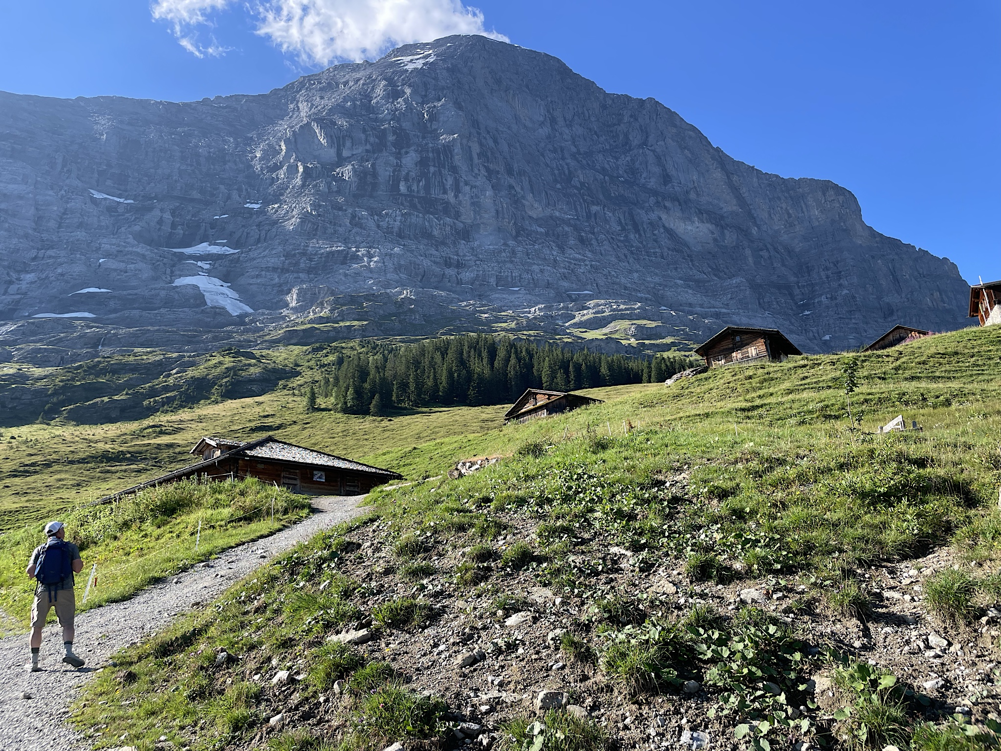The Eiger, looming over Grindelwald’s valley.