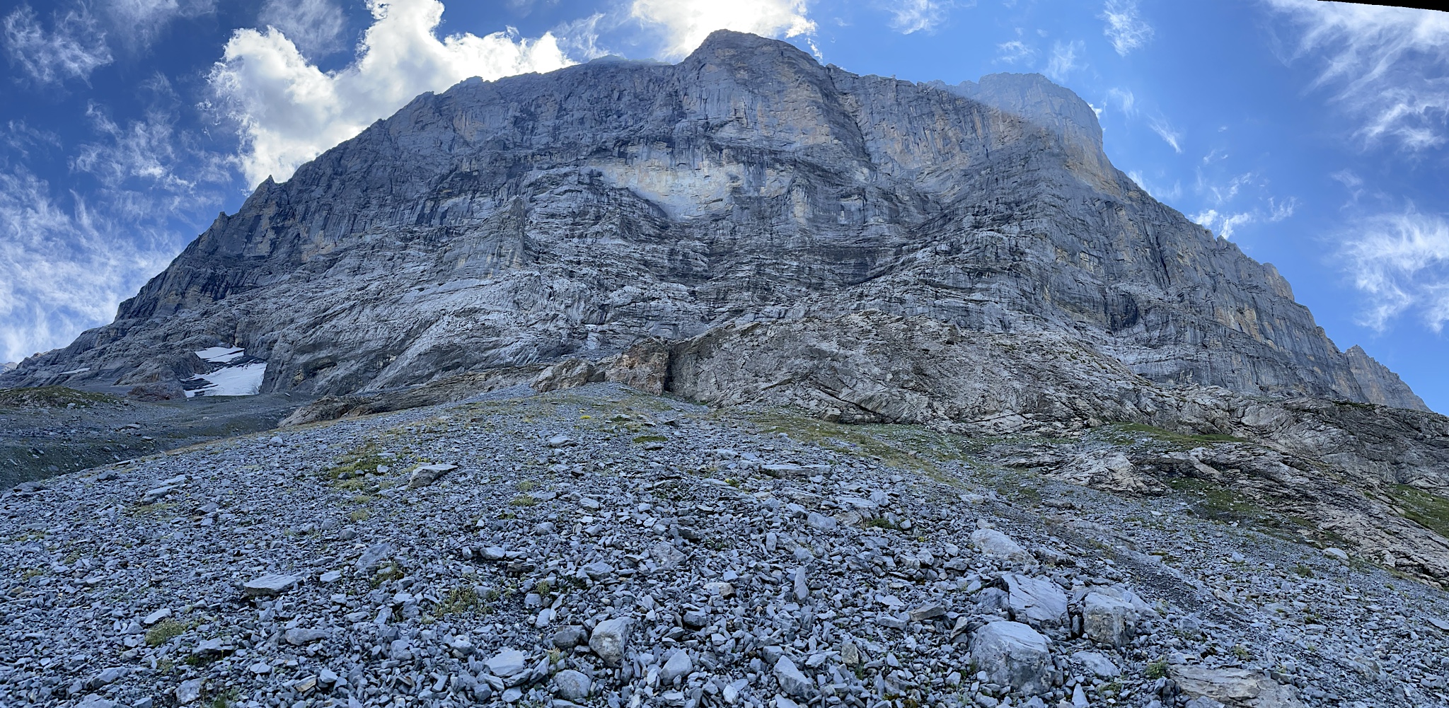 The Mönch is starting to come into view.