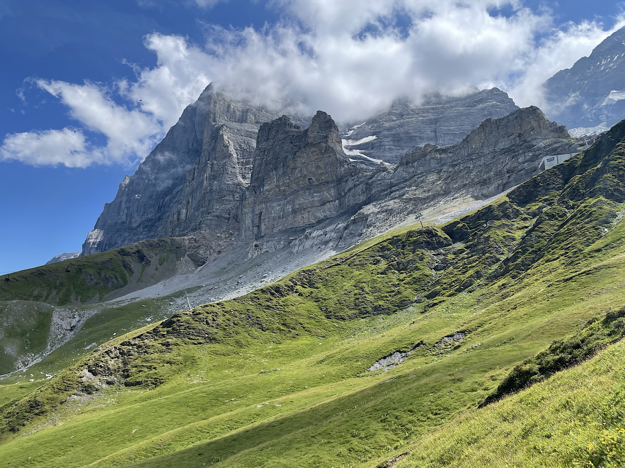 And the clouds started to close in, as they always do after noon.