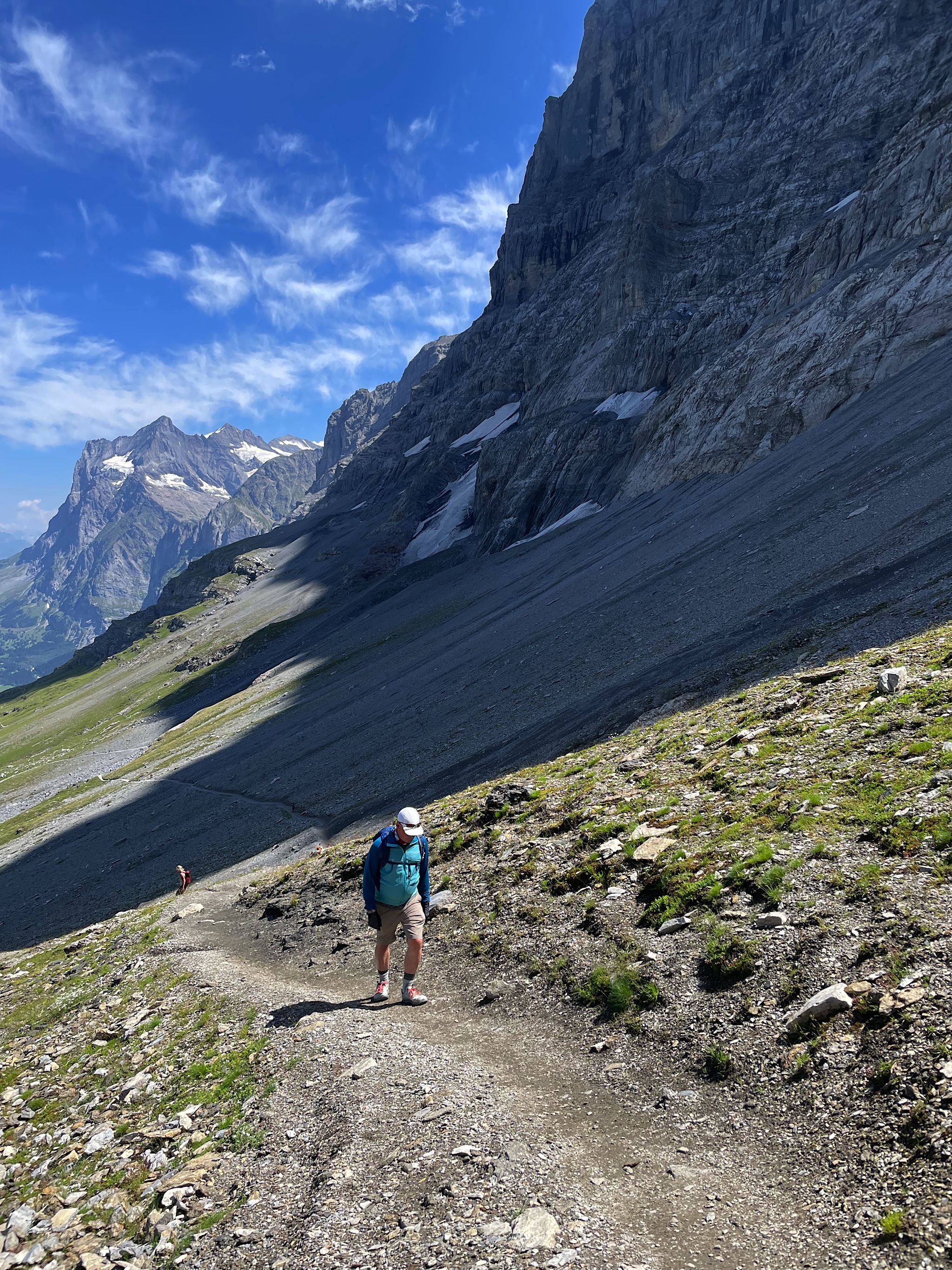 The approach to the pass is pretty rocky.