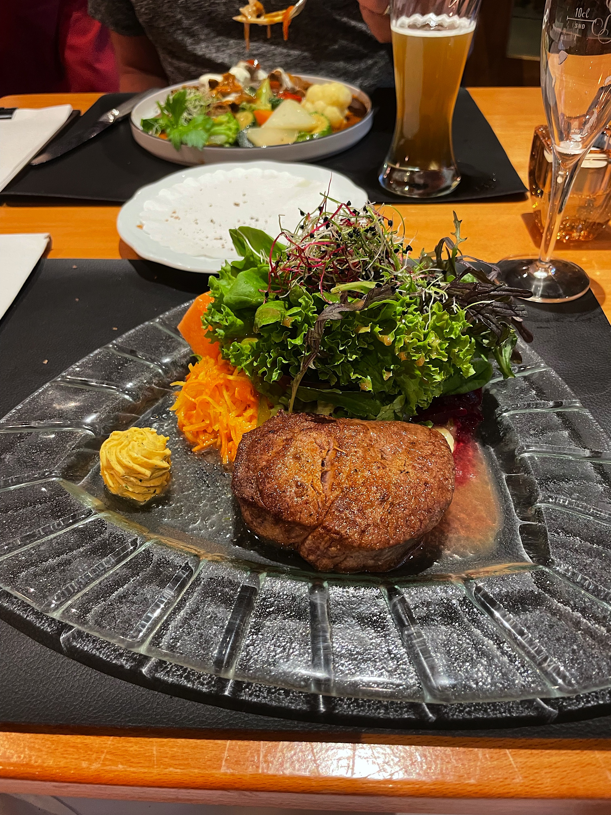 Another Fitnessteller with steak.