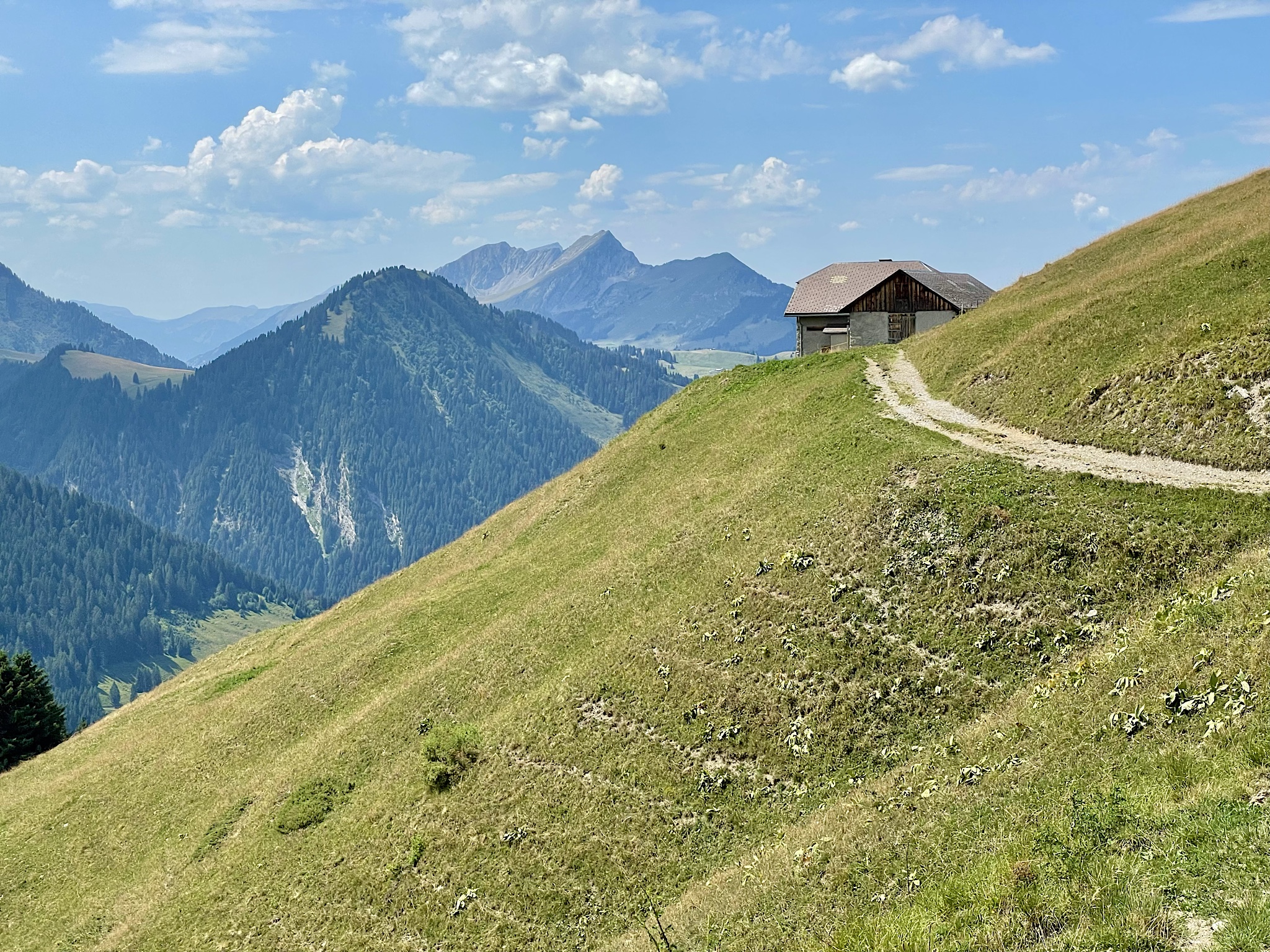 The col led to a lovely balcony trail.