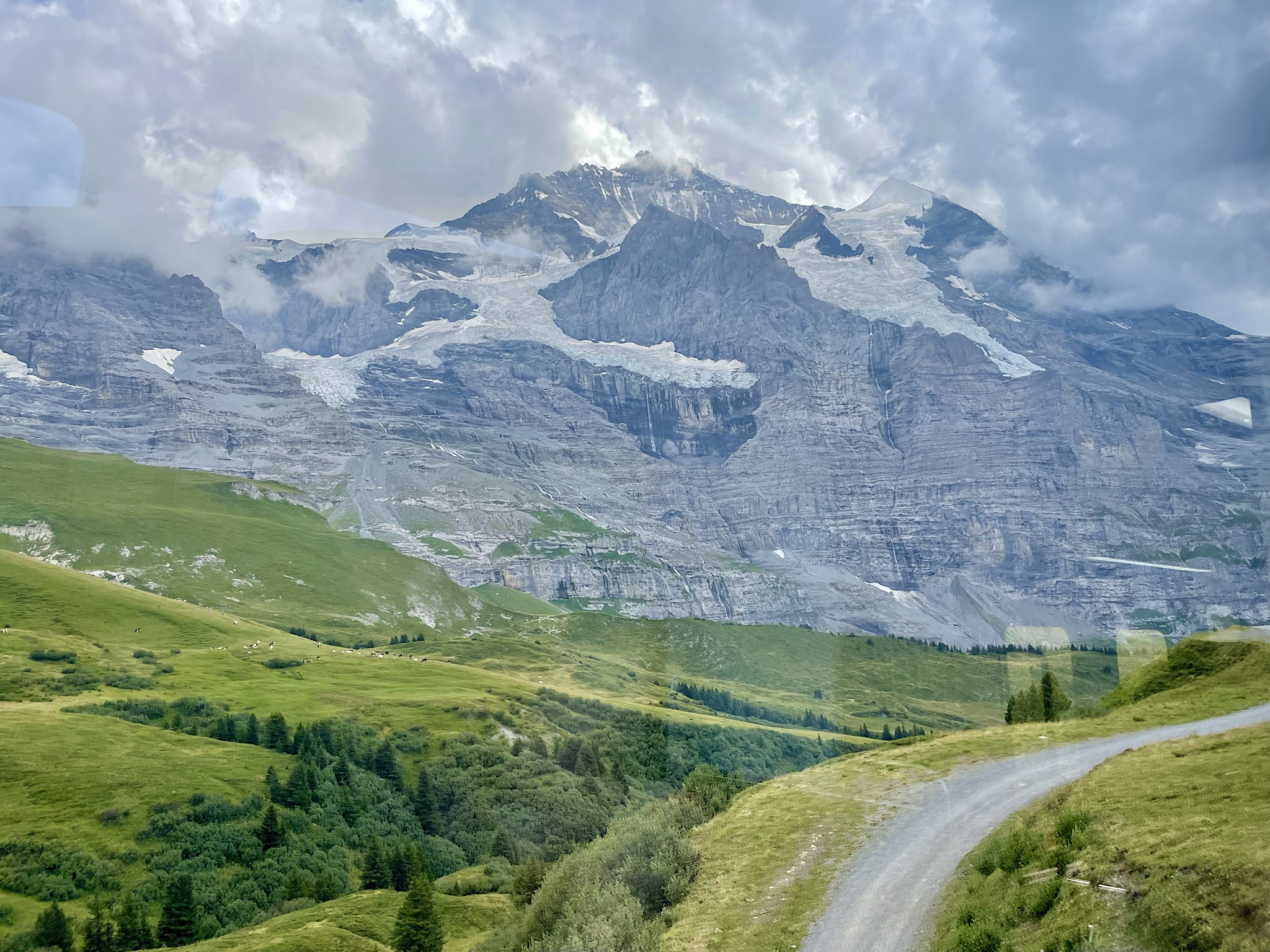 Our only close contact with the Mönch