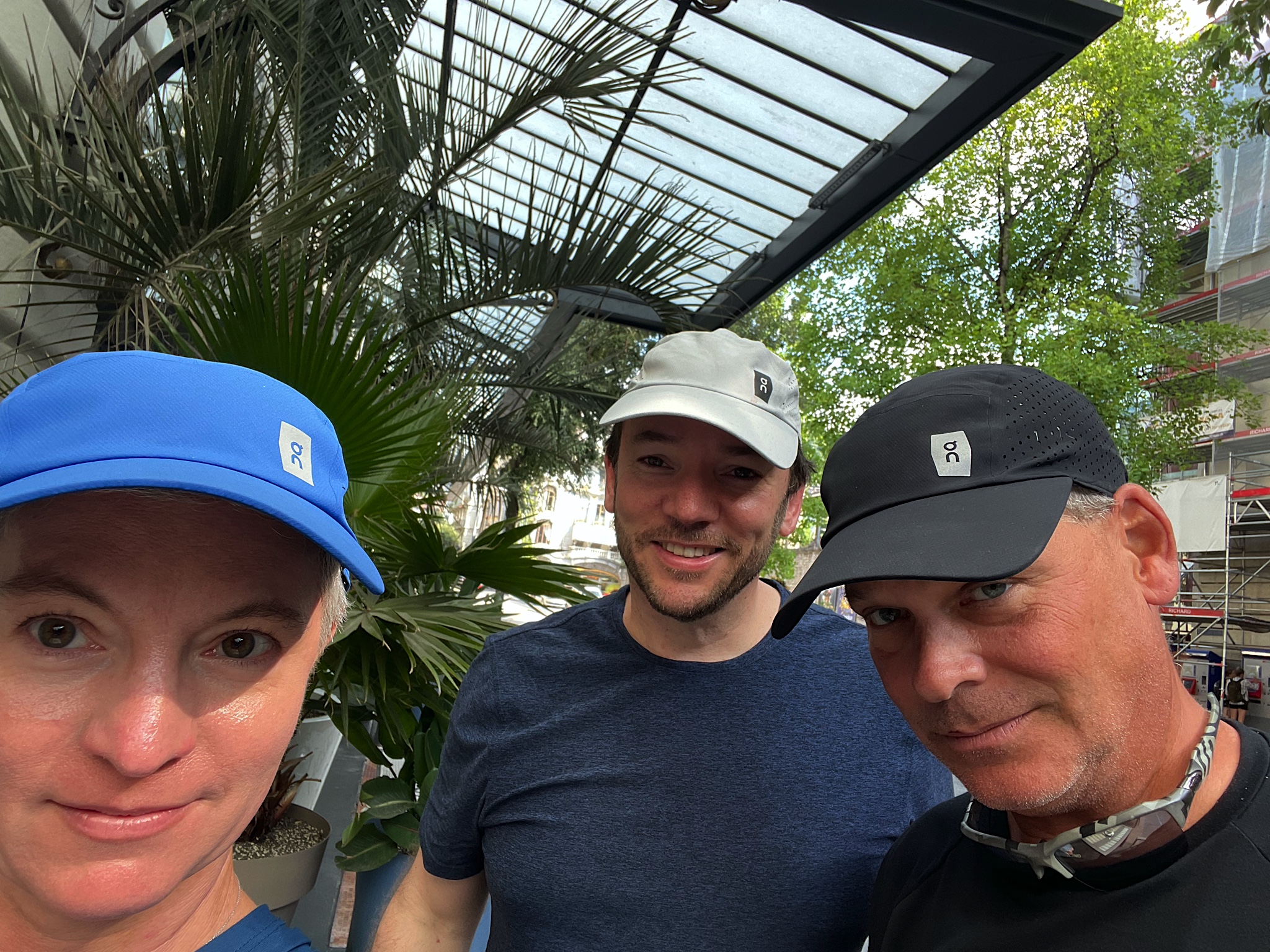 We all have the same hat!