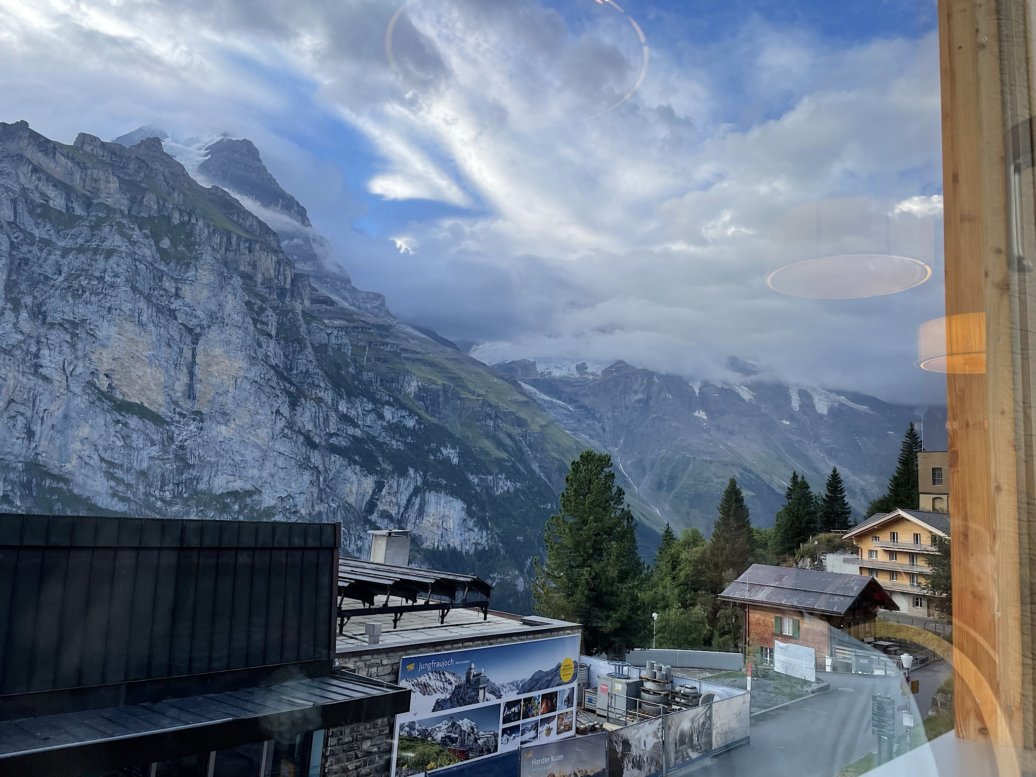 Breakfast view. You see why this place charges the big bucks!