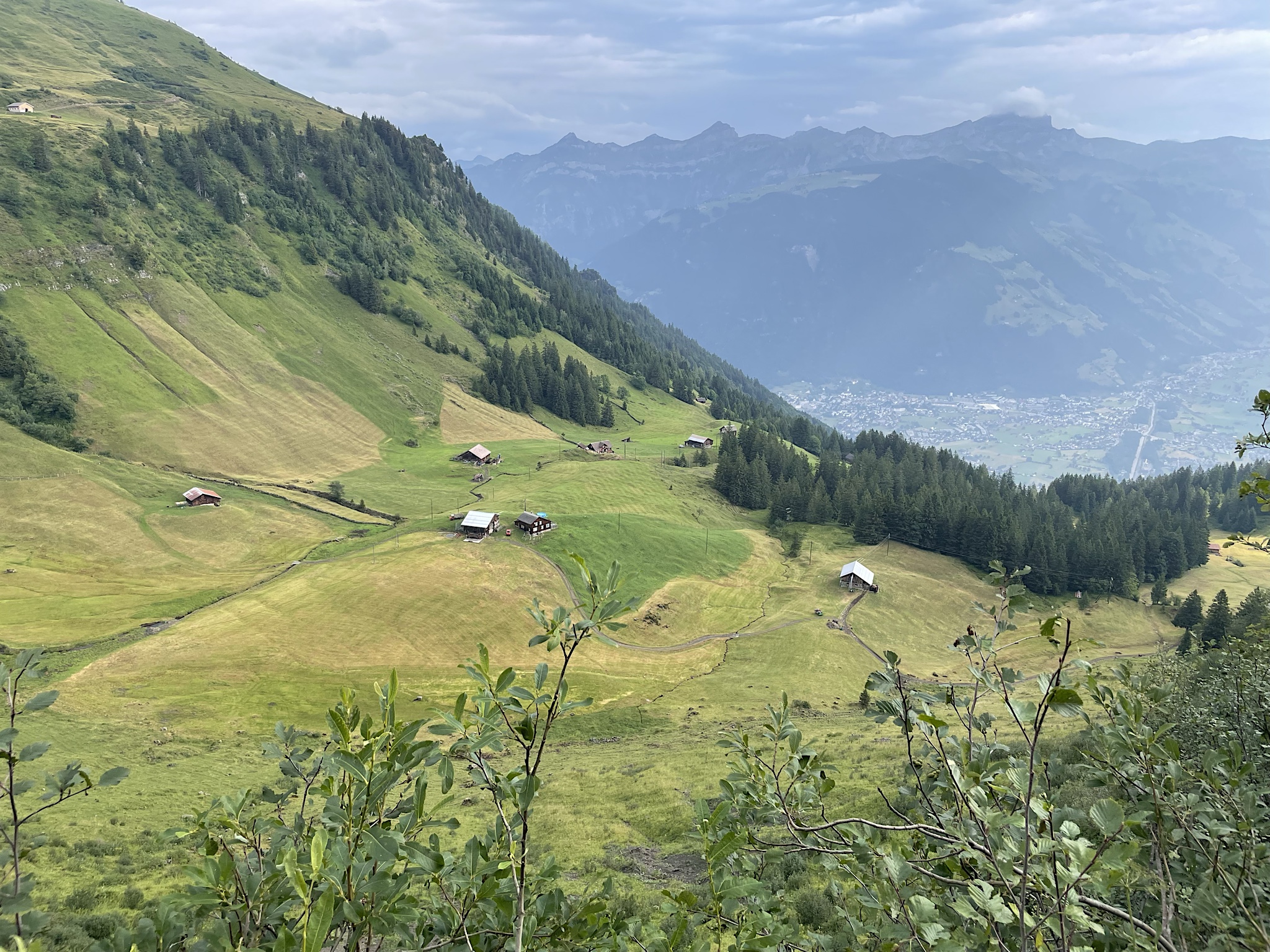 The gravitational assist let us start walking here, far above Altdorf.