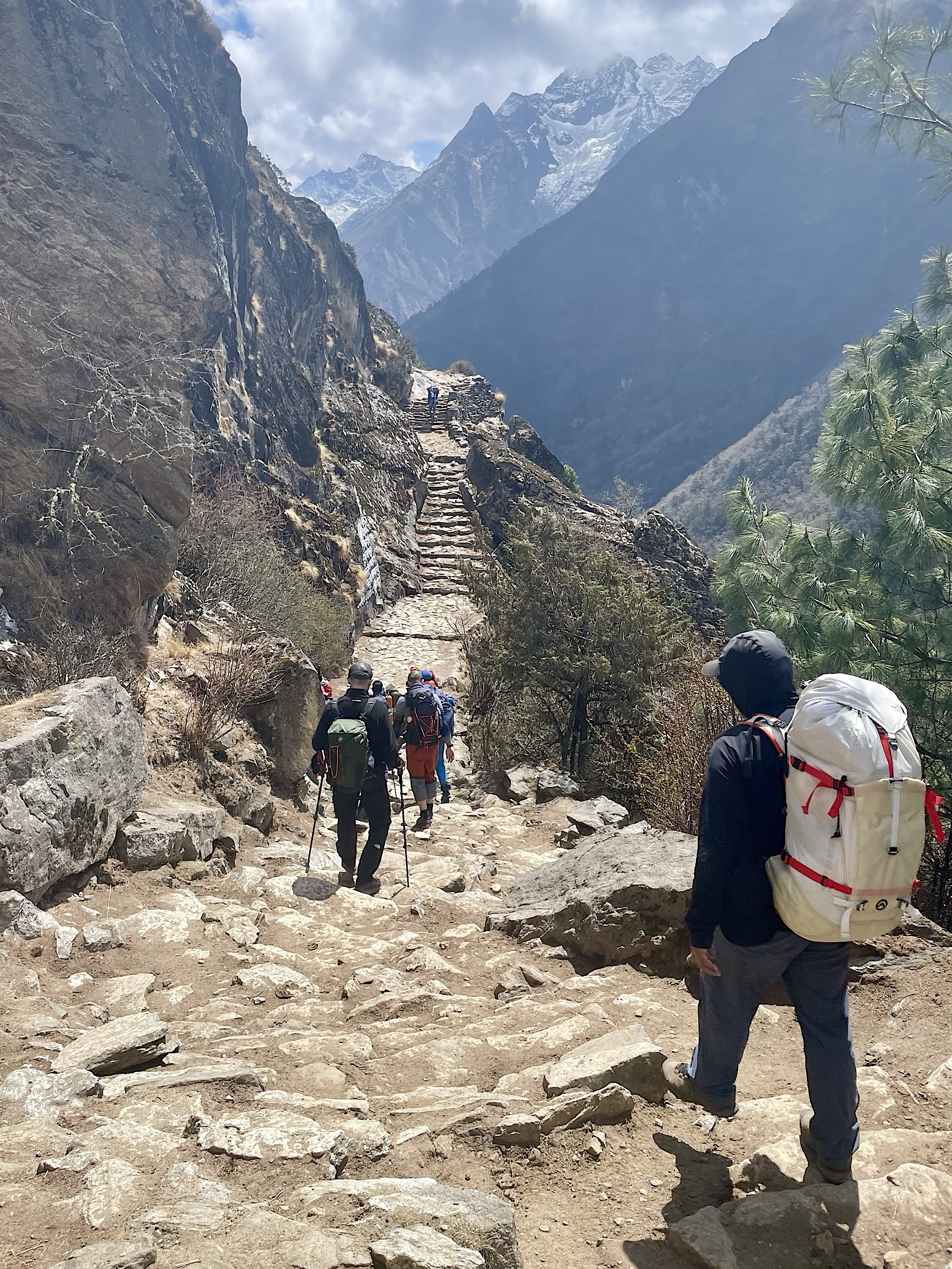 In Nepal, this is what they mean when they say a trail is “flat.”