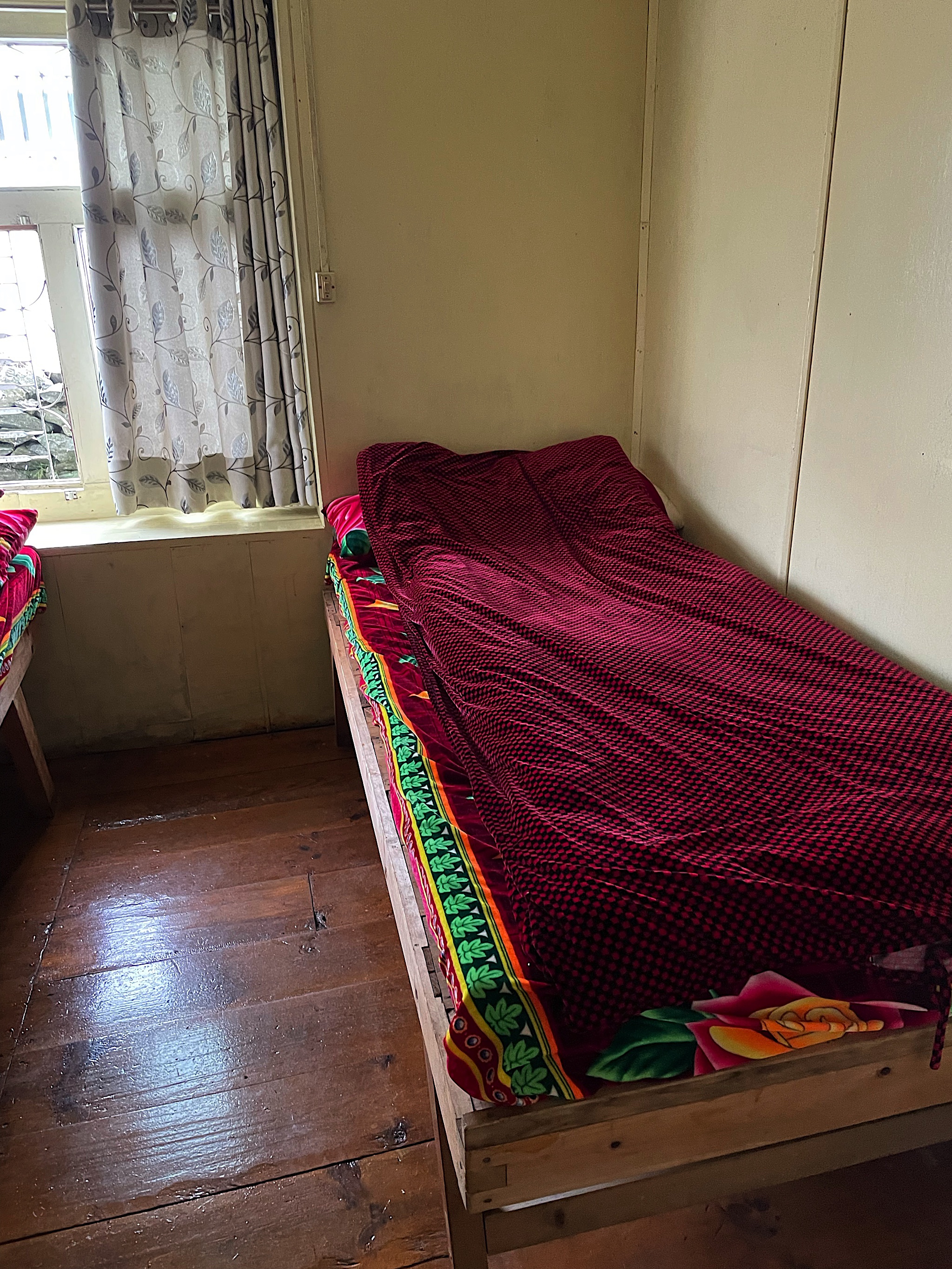 The rooms here are much more basic than those in the Mountain Lodges.