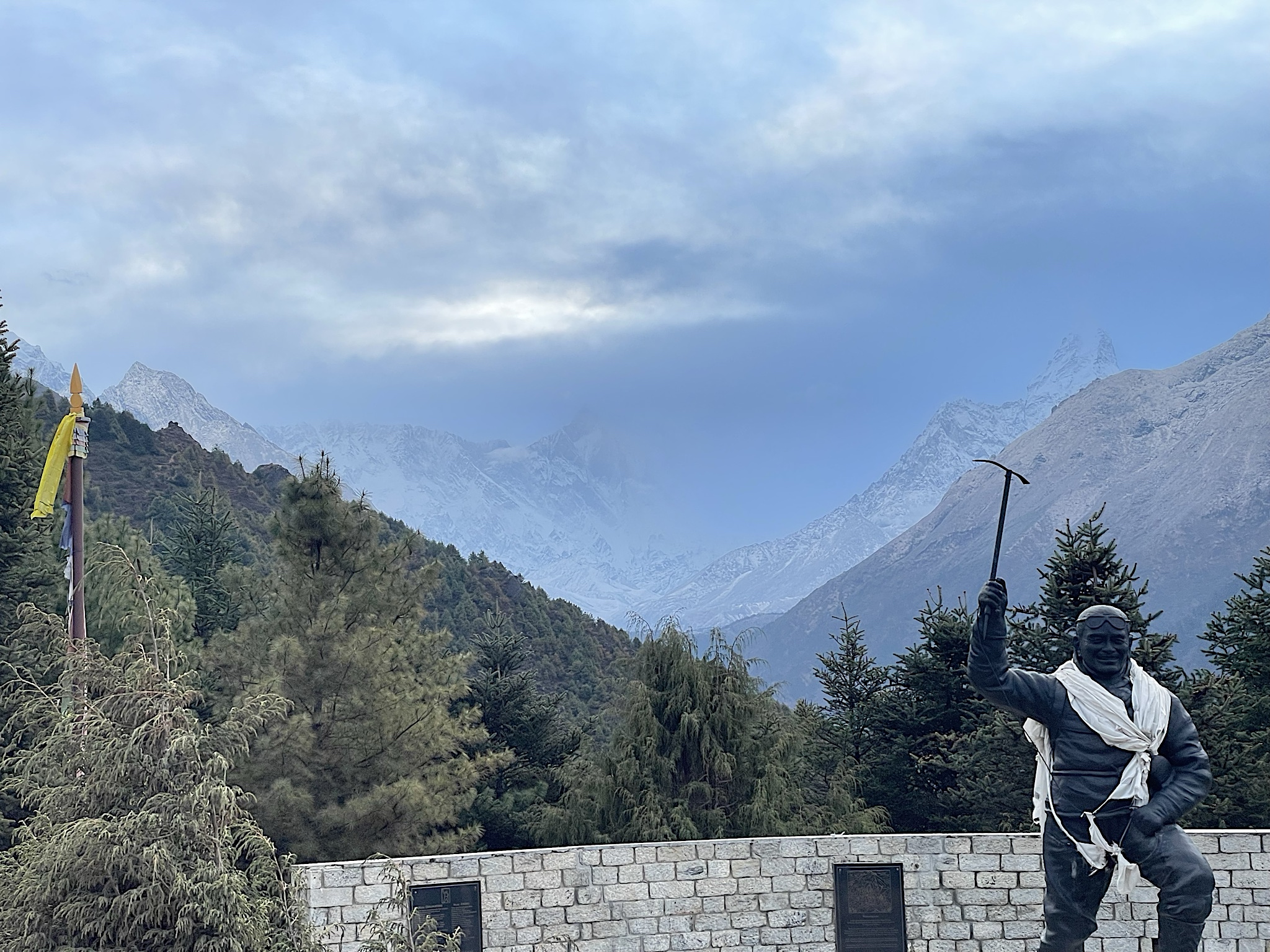 Only to see the clouds roll in.