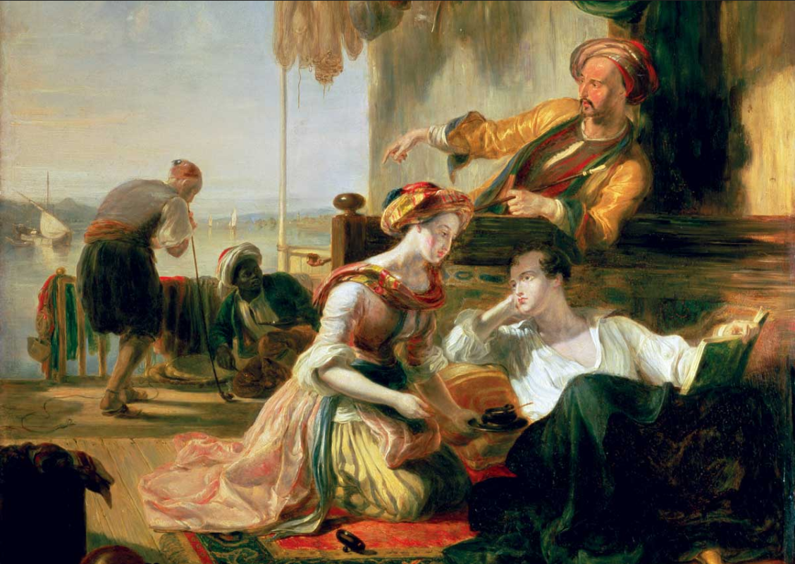 Byron recovering at a fisherman’s house.